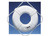 Jim Buoy - Life Ring Buoy 24in Whitejbwx Us Coast Guard Approved - JBW-X-24