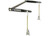 Rock Jock - 39.5in X 1in Bar/17in Steel Arms Antirock Sway Bar Kit - CE-9907-17