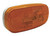RV Designer - Amber Oblong Reflex Incandescentmarker Light With White Base - L905
