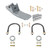 Synergy - 05c F250/f350 Sd Dual Steering Stabilizer Kit Without Stabilizers - 8610-02