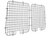 Weather Guard - 0014 Eseries 7 Gauge Steel Full Rear Door Window Screen 23.13 X 22.13in  Black Finish - 88022