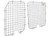 Weather Guard - 0014 Eseries 7 Gauge Steel Full Side Door Window Screen 241/4 X 23.38in  Black Finish - 88021