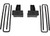 Zone Offroad - 20c Chevy/gm 2500hd/3500hd 4.5in Rear Block Kit W/ Overload - ZONC2458