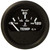 Faria Euro Black 2" Water Temperature Gauge - Metric (40 to 120&deg; C) - 12814