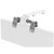 Kuuma Pontoon Rail Adapter Mount - 58197