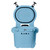 LAKA Coolers 30 Qt Cooler w/Telescoping Handle &amp; Wheels - Blue - 1080
