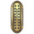 Metro Marine High-Output Elongated Vertical Mount Light w/Intelligent Monochromatic LED's - Aqua, 90&deg; Beam - F-BME1-V-A3-90