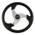 Schmitt Marine Folletto 14.2" Wheel - Black Polished Polyurethane - 3/4" Tapered Shaft w/Black Center Cap - PU026104-R