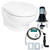 Thetford Nano Eco Compact Toilet Raw Water Kit w/Inlet Pump - 12V - T-NANO12PW/E/NA-RWKIT
