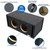 Atrend Dual 8" Vented Woofer Enclosure - Charcoal Carpet Covering - 8DQV