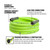 Flexzilla Garden Hose 5/8" X 25' 3/4" - 11 1/2 Ght Fittings Zillagreen - HFZG525YW