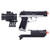 Game Face Single Shot Spring Power Airsoft Pistol With Tactical Casing With Red Dot - GFM39PG