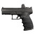Hogue Handall Beavertail Grip Sleeve Cz P-10 C - Compact (black) - 17810