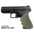 Hogue Handall Beavertail Grip Sleeve For Full Size Glock - Gen 3 & 4 (od Green) - 17031