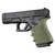 Hogue Handall Beavertail Grip Sleeve For Glock 19/23/32/38 Gen 3 & 4 (od Green) - 17041