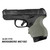 Hogue Handall Beavertail Grip Sleeve Glock 42/43 (od Green) - 18201