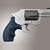 Hogue S&w J-frame Bantam Smooth Grip G10 - G-mascus (blue Lava) - 61668