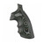 Hogue S&w K&l Frame Round Butt Conversion Finger Grooves Smooth G10 - G-mascus (black/gray) - 19167