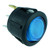 Nippon Round Rocker Switch With Blue Led Illumination (10 Pack) - EC1217BLUE
