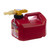 No-spill 1.25-gallon Gas Can Red With Viewstripe Stripe - 1415