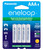 Panasonic Eneloop "aaa" Rechargable Batteries (4-pack) - BK-4MCCA4BA