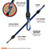 Performance Tool 12-inch Flat Bungee W/ Carabiner