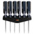 Performance Tool Star Screwdriver Set With Rack (6 Piece)