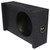 Qpower "qbomb" Single 12" Sealed Downfire Or Behind Seat Empty Woofer Enclosure - QBSHALLOW12DF