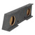 Qpower Gmc/chevy Crew Cab '07-'13 Dual 10" Empty Woofer Box - BQGMC1020074DR