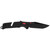 Sog Trident At 3.7" Folding Pocket Knife (black & Red) - 11-12-04-41