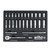 Wiha 1/4" Drive Professional Standard And Deep Socket Tray Set - Metric (27 Piece) - 33395