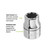 Williams 5/16" Shallow Socket 3/8" Drive 8 Point - JHWBD-810