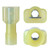 Xscorpion Insulated Male Quick Disconnect 10/12ga. - Yellow (100 Pack) - MD250NFY
