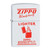 Zippo Vintage Ad Zippo Windproof In Red - White Matte - 214CI008126