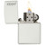 Zippo Windproof Lighter Classic White Matte Zippo Logo - 214ZL