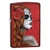 Zippo Windproof Lighter Day Of Dead Girl Candy Apple Red Translucent Finish - 28830
