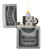 Zippo Windproof Lighter Jack Daniel's Label-pewter Emblem High Polish Chrome - 250JD.427