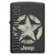 Zippo Windproof Lighter Jeep Color Image - Black Crackle