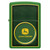 Zippo Windproof Lighter John Deere Color Image - Moss Green Matte