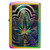 Zippo Windproof Lighter Metallic Leaf Color Image - Multi Color