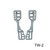 T-h Marine - Transom Wedges - TW-2-DP