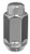 Wc Wheel Acc - 9/16 7/8 Hex Close 1.9 4 Pk - W4-7896L