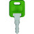Fasteners Unlimited KEYMASTER Global Link Lock Cylinder Keys, G300 series , Master Key, Green - KEY-MASTER