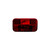 RV Designer L963  Incandescent Rectangular Tail Light With Reflex, Red,  8.5625" X 3.125" - L963
