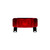 RV Designer L982 LED RV Combination Tail Light with License Illuminator, Black Base, Red - L982