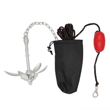 Extreme Max 3006.6785 BoatTector Complete Deluxe Grapnel Anchor Kit for Small Boats, Kayaks, PWC, Jet Ski, Paddle Boards, etc. - 3.5 lbs.