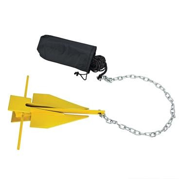 Extreme Max 3006.6711 BoatTector Complete PWC Fluke Anchor Kit with Rope and Marker Buoy - 5.5 lbs.
