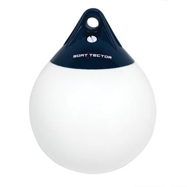 Extreme Max 3006.7324 BoatTector A Series Buoy - 7.5" x 11", White/Blue