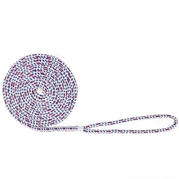 Extreme Max 3006.2618 BoatTector Double Braid Nylon Dock Line - 1/2" x 15', Old Glory