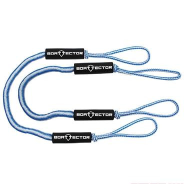 Extreme Max 3006.2749 BoatTector Bungee Dock Line Value 2-Pack - 5', Blue/White